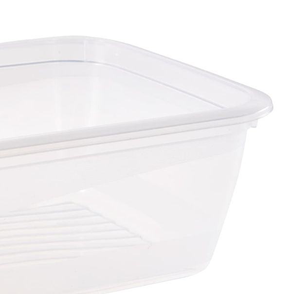 Комплект ємностей для СВЧ прямокутний "Fredo Fresh" (3*1,25л)