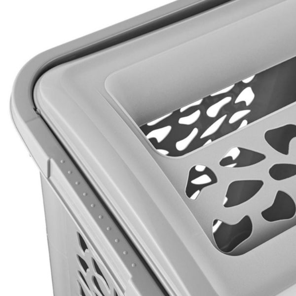 Кошик для білизни Keeeper 60л Сіро-коричневий