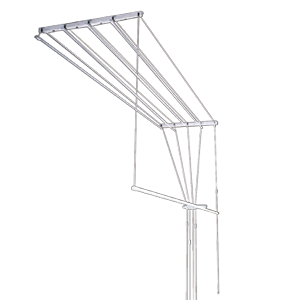 Сушарка стельова для білизни, 1,60м, 5 мотузок