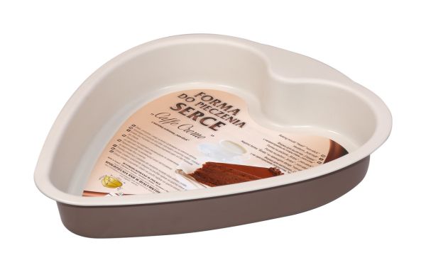 Форма для випічки "Серце" з антипригарним покриттям "Caffe Creme"