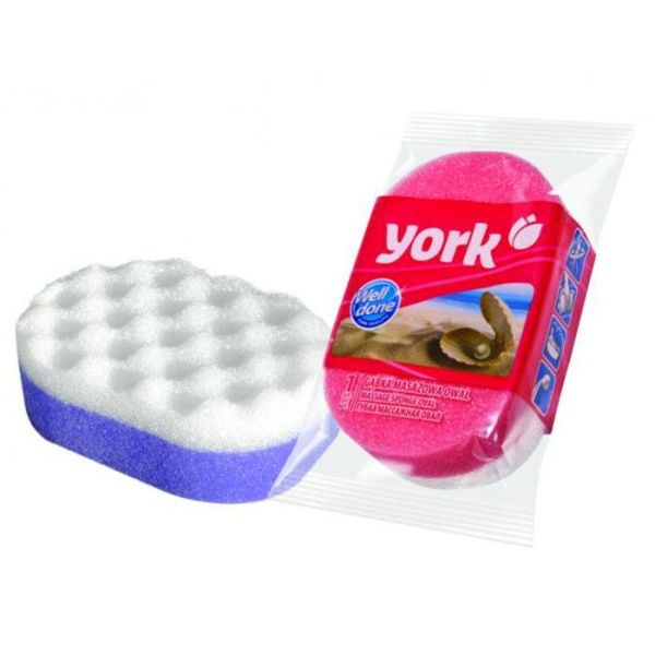 Губка для тіла масажна овальна