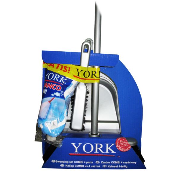 Набор для уборки Комби(Совок, щетка д/пола, кий,