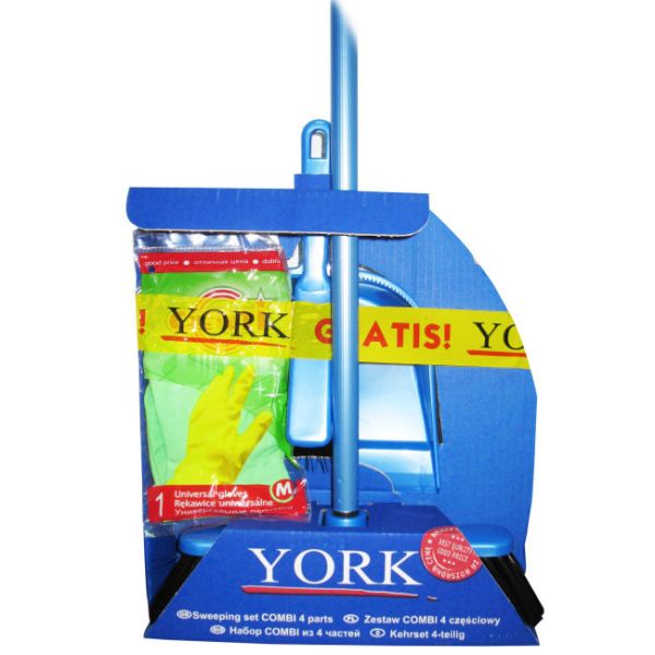 Набор для уборки Комби(Совок, щетка д/пола, кий,