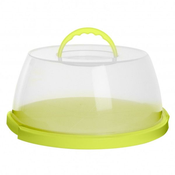 Тортовниця Plast Team кругла з ручкою