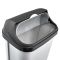 Сміттєвий контейнер Keeeper "ROLLTOP" 10л срібло