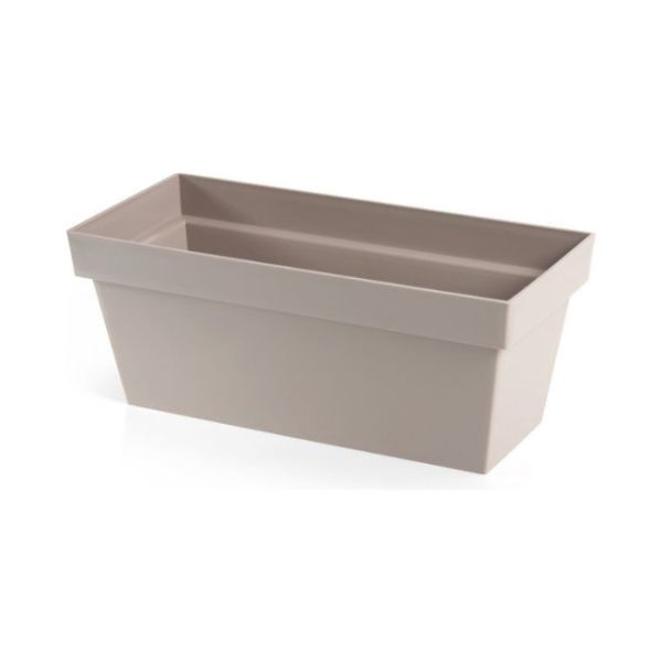 Балконний ящик CUBE 400мм Мокка