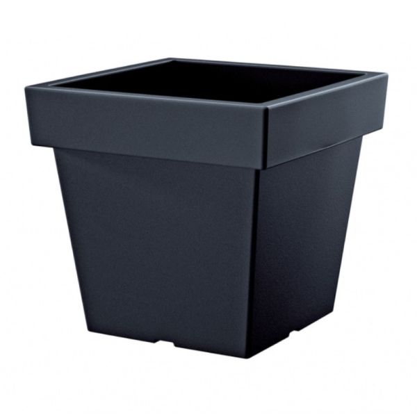 Горщик для квітів LOFLY Square Low 24см Антрацит