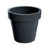 Горшок для цветов LOFLY 250мм круглый Антрацит