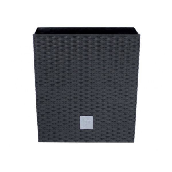 Горщик для квітів RATO Square Low 22,5 см H-22,8 см Антрацит