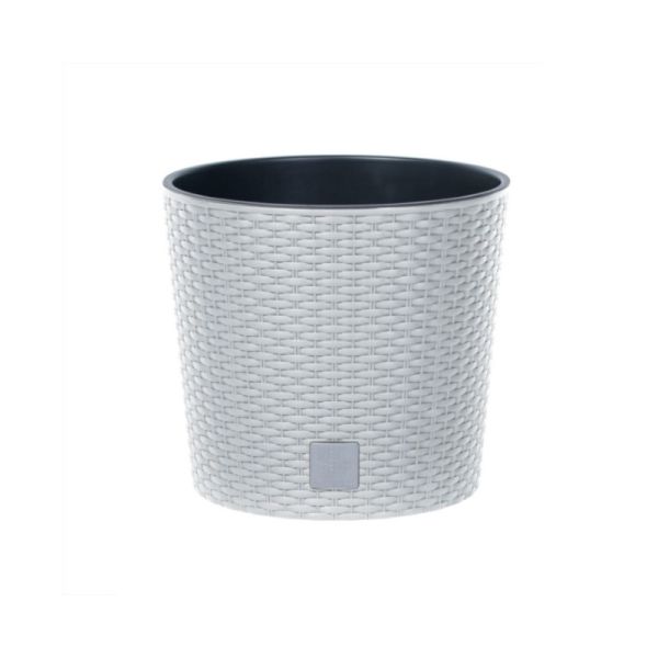 Горщик для квітів RATO Round 25 см, H-22,4 см Білий