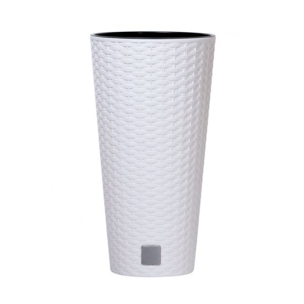 Горщик для квітів RATO Tubus 30 см, H-57,2 см Білий