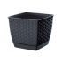 Горщик для квітів Ratolla Square 16.5см Антрацит