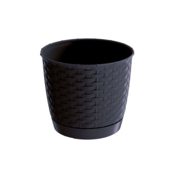 Горщик для квітів Ratolla Round 16.5см Антрацит