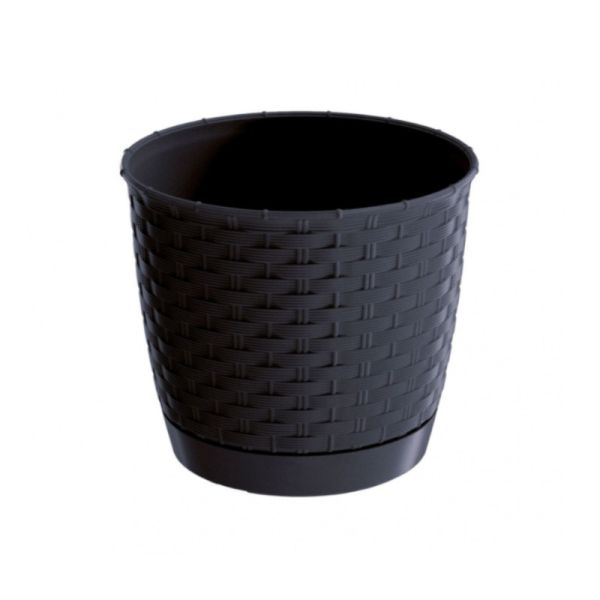 Горщик для квітів Ratolla Round 19см Антрацит