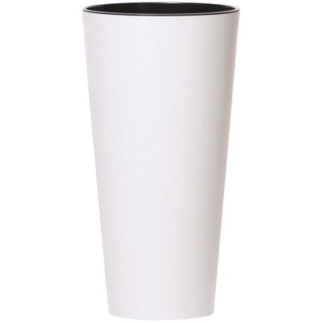 Горщик для квітів Tubus Slim Shine 40 см Білий