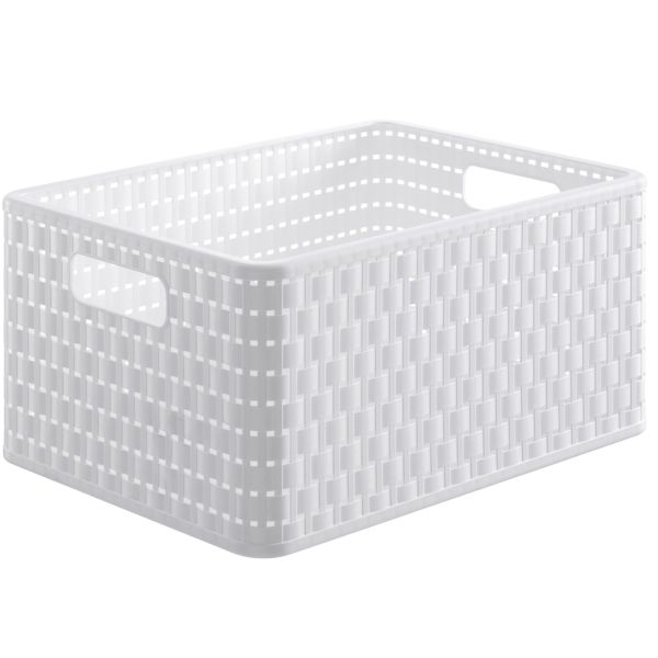 Ящик для зберігання Rotho А4 Country 18л Білий