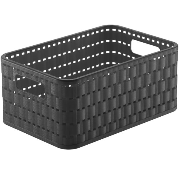 Скринька для зберігання Rotho COUNTRY A6, 4л Антрацит