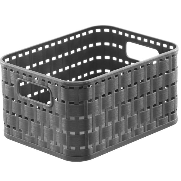 Скринька для зберігання Rotho А6 COUNTRY 2л Антрацит