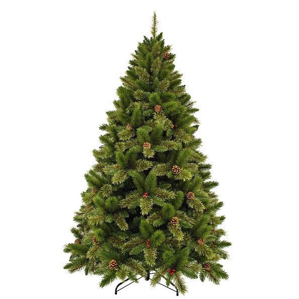Ялина 215 см Dewberry з шишками та ягодами ожини