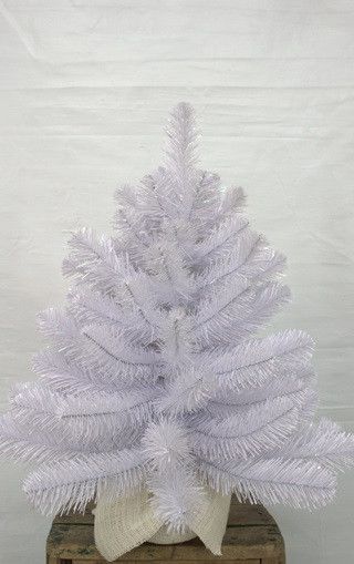 Сосна 90 см Icelandic iridescent белая с блеском