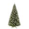 Сосна Pittsburgh 2,30 м зеленая с эффектом покрытия инеем и шишками