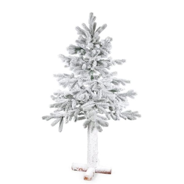 Ялинка лита засніжена на високій ніжці 150 см