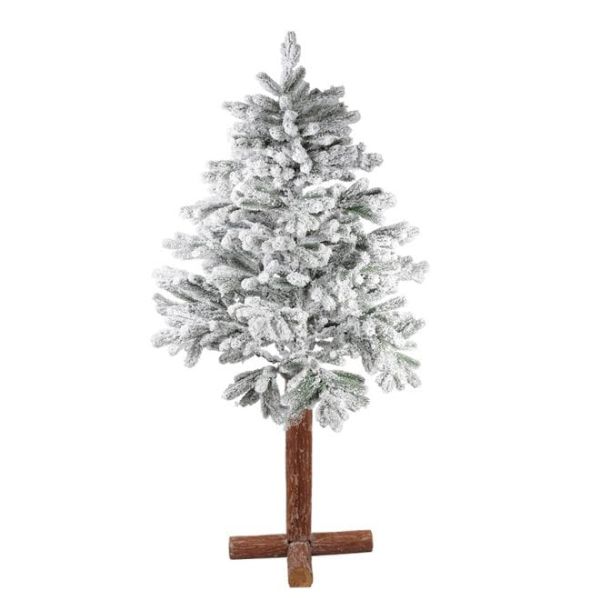 Ялинка лита засніжена на високій ніжці 180 см