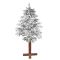 Ялинка лита засніжена на високій ніжці 180 см