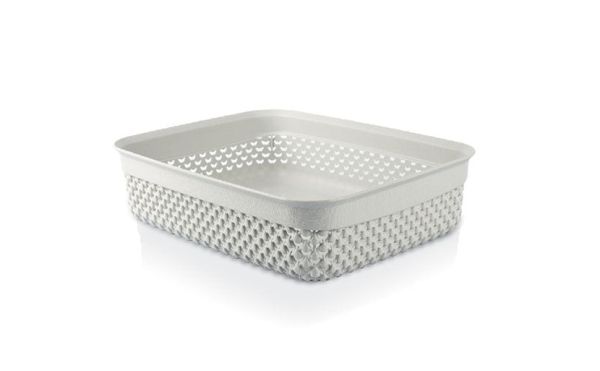 Кошик DROP прямокутний, 2,2л Білий