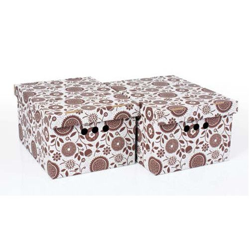 Набір картонних ящиків для зберігання А4, соняшник 2шт