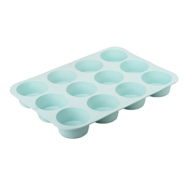 Форма силіконова для випікання кексів, 12 осередків, 20,5х29х3см