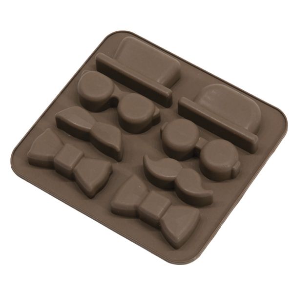 Форма силіконова для цукерок Детектив, 14х13х2см