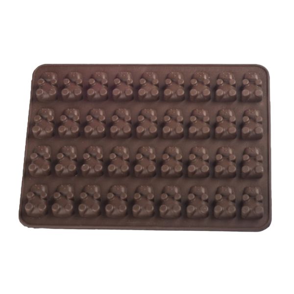 Форма силіконова для цукерок Ведмедик, 18х13х1см