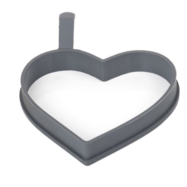 Форма силіконова для яєчні Серце, 12см