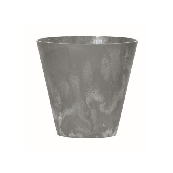 Горщик для квітів Tubus Beton Effect 20cm круглий Маренго мармуровий