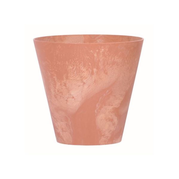 Горщик для квітів Tubus Beton Effect 20cm круглий Терра мармуровий