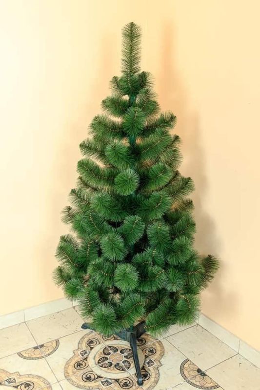 Штучна новорічна сосна КРИМСЬКА ЗЕЛЕНА МІКС 100 см