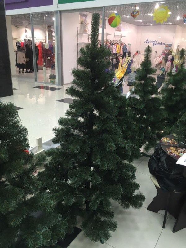 Новорічна штучна ялинка з плівки ПВХ ЛІСОВА 130 см