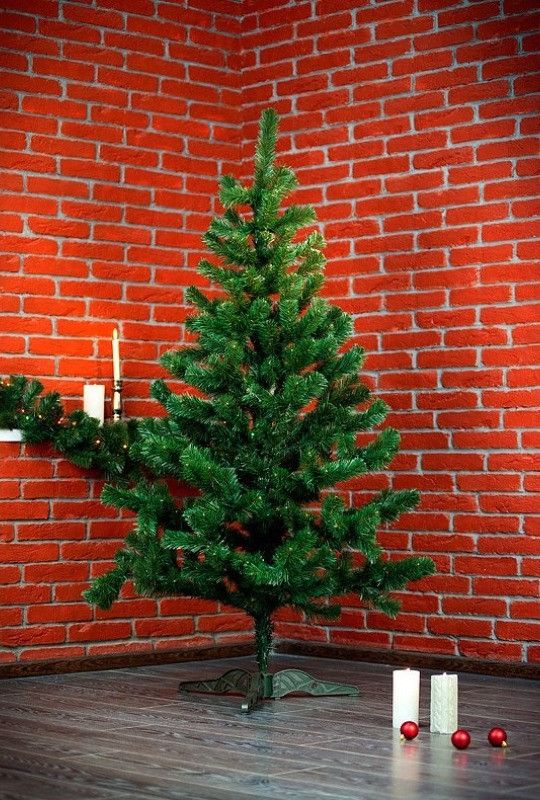 Новорічна штучна ялинка з плівки ПВХ ЛІСОВА 150 см