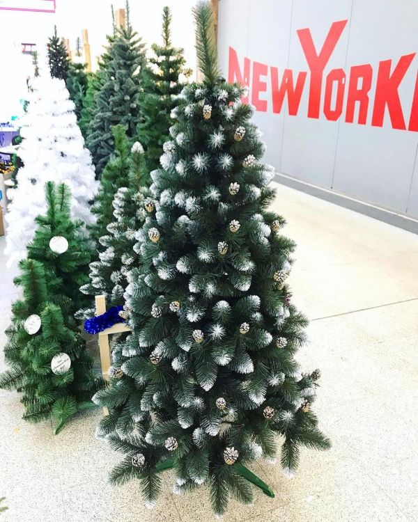 Штучна ялина КАРПАТСЬКА з шишками Класика 200 см