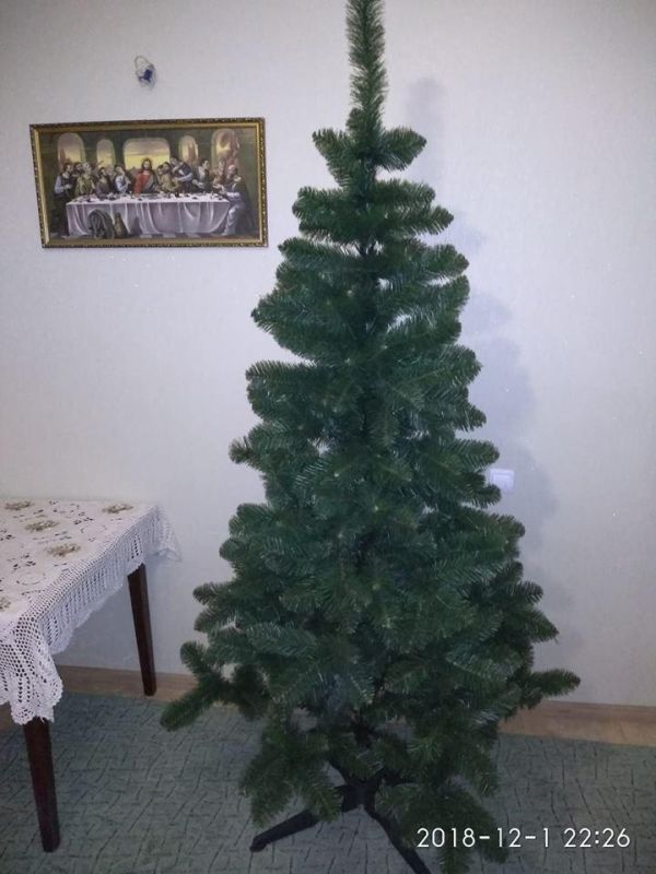 Искусственная новогодняя елка КАРПАТСКАЯ зелёная 210 см