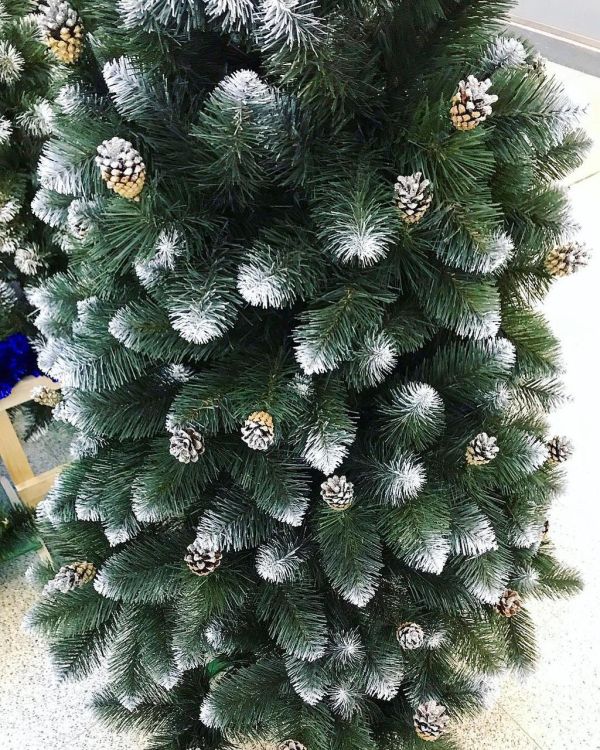 Штучна ялина КАРПАТСЬКА з шишками Класика 180 см