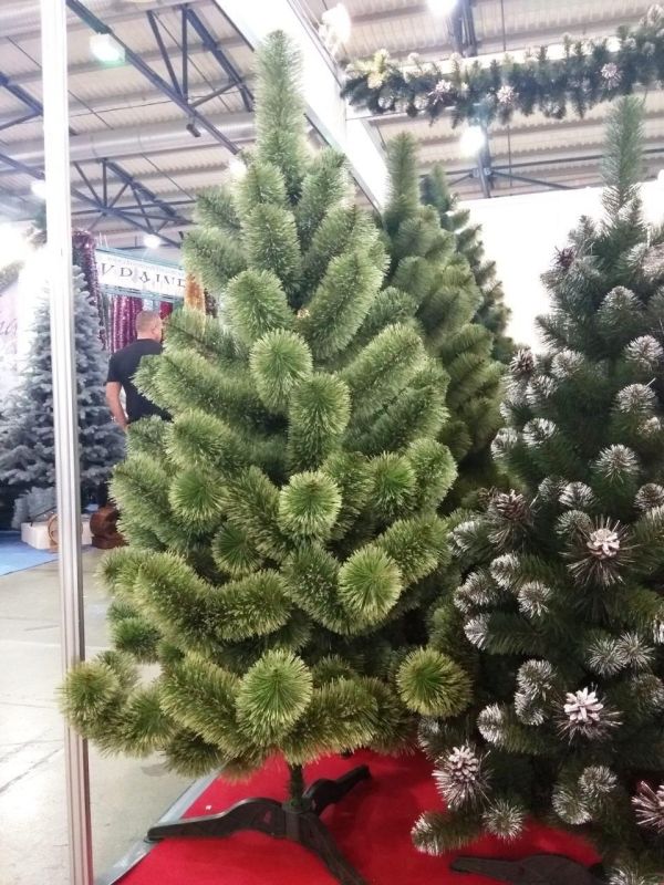 Новорічна штучна сосна КРИМСЬКА РОЗПУШЕНА 120 см