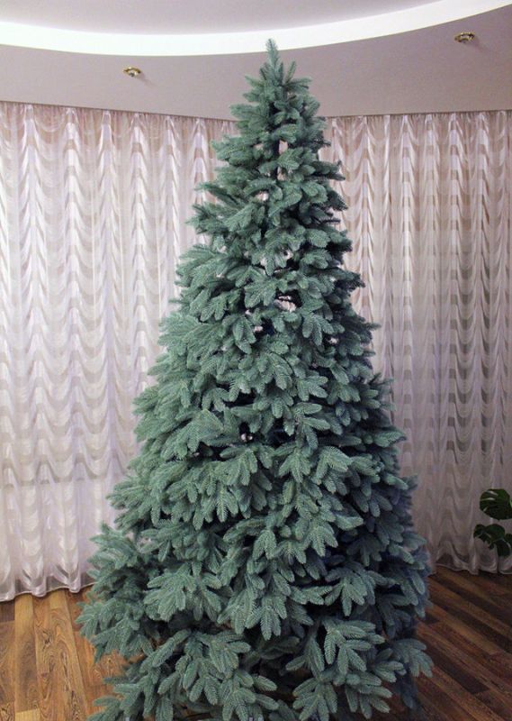 Искусственная голубая силиконовая елка КОВАЛЕВСКАЯ 180 см