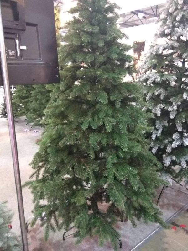 Штучна силіконова ялинка КОВАЛІВСЬКА зелена 180 см