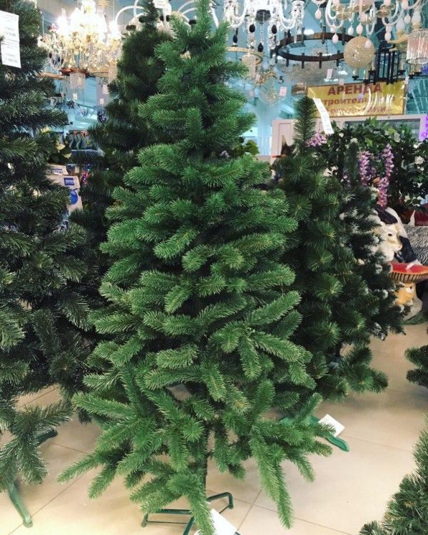 Искусственная новогодняя литая ель БУКОВЕЛЬСКАЯ зелёная 150 см