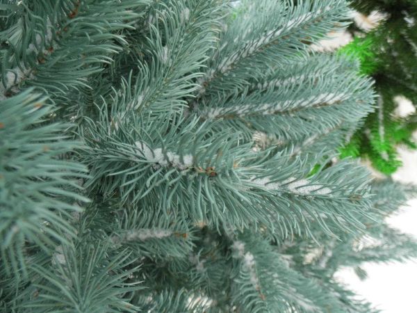 Искусственная новогодняя литая голубая ель БУКОВЕЛЬСКАЯ 130 см