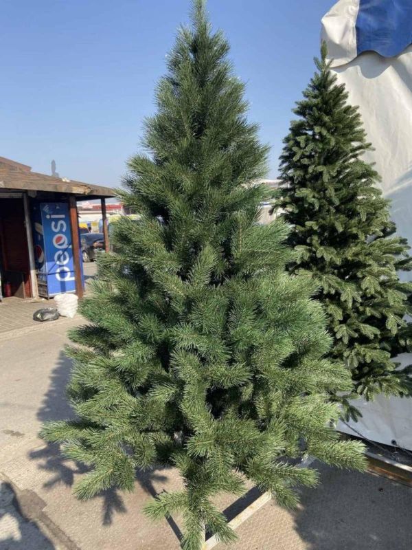 Искусственная новогодняя литая сосна ФИНСКАЯ зелёная 250 см