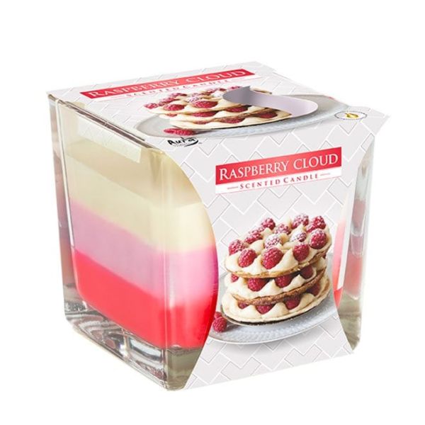 Свічка ароматична Bispol Малинова хмаринка 27525