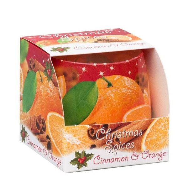 Свічка ароматична "Christmas Spices" (Cinnamon & Orange) 28722
